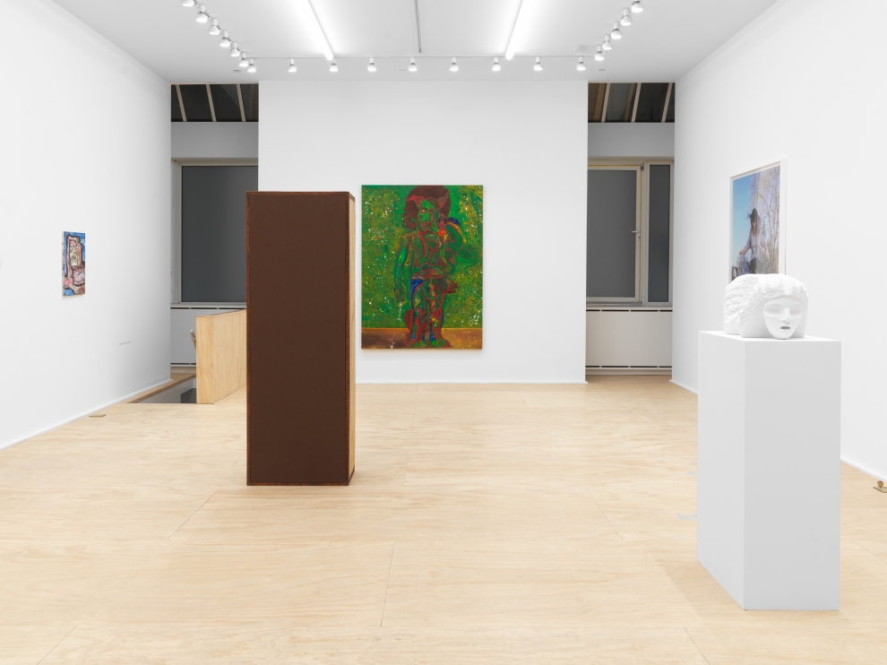 Installation view of group painting, sculpture, photography, and drawing exhibition