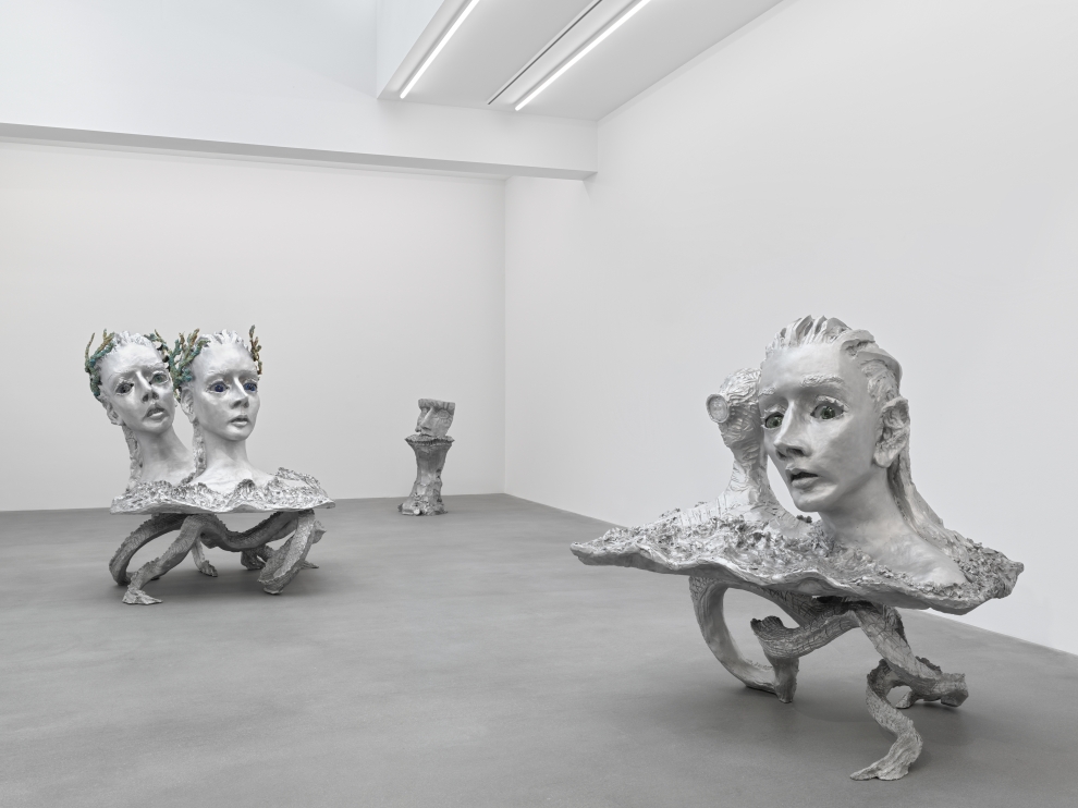 Installation view of sculptures by Jean-Marie Appriou